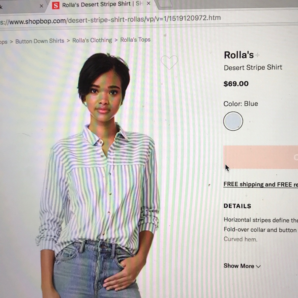 Rollas Desert Stripe Shirt